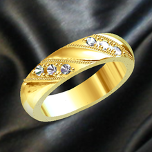 dama alliance jewelry jewellery rings alliances 3d print model - Mito3D