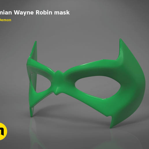 damian wayne-Maske Spiel der Bösewicht sein Superheld nightwing bruce wayne robin fantasy batwoman batman dc comics Film held halloween cosplay Kostüm tragbar Maske Stadt gotham 3D print model - Mito3D