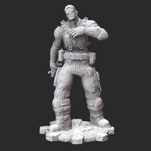 Damon baird tamirci dişliler savaş 3d model stl dosya Yazdır oyun çekirge çark dişi şekil heykelcik minyatür heykel karakter 3d print model - Mito3D