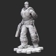 demonio baird verano engranajes guerra 3d modelo stl expediente impresión juego langosta diente figura figurilla miniatura estatua personaje 3d print model - Mito3D