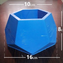 damos pot art vase planter concrete 3d print model - Mito3D