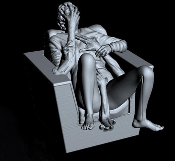 dana barrett's haunted chair barrett ghostbusters zuul gozer vinz clortho slimer venkman stantz zeddemore spengler 3d print model - Mito3D