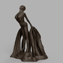 dancer art statuette