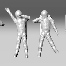 dans astronot oyun 3d print model - Mito3D