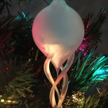 Tanzen Tau fallen Weihnachten Ornament Flitter Baum Elvin keltisch 3d print model - Mito3D