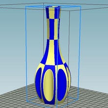 dandelion vase dual color remix art 3d print model - Mito3D