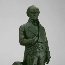 daniel webster modelado elenco de 1853 a arte 123d aic bronze chicago escultura verifica réplicas 3d print model - Mito3D