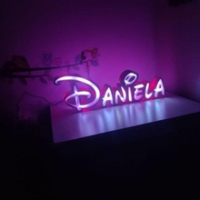 Daniela Nombre Zeichen Poster Lampe LED Lampara mpara Kartell 3d print model - Mito3D
