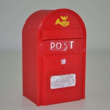 Danimarka postbox sanat tarar kopyaları post box 3d print model - Mito3D
