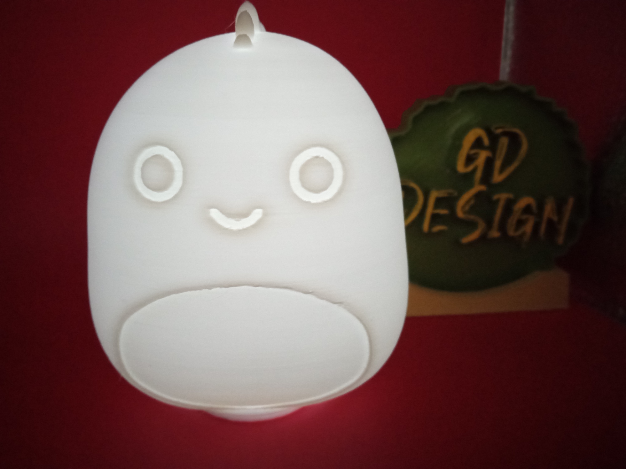 danny dinozor squishmallow süs masaüstü tealight ev okuma ışık parti gece lambası ofis çocuklar oda sanat dekor adam mağara noel 3D print model - Mito3D
