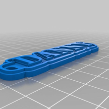 danny tag customized keychains 3d print model - Mito3D