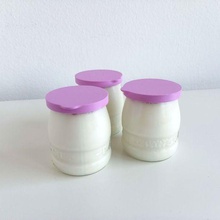 Danone verre yaourt couvercle casquette couverture gaine frigo cuisine maison fermeture yaourtière Yaourt friga rateur yaourti 3d print model - Mito3D