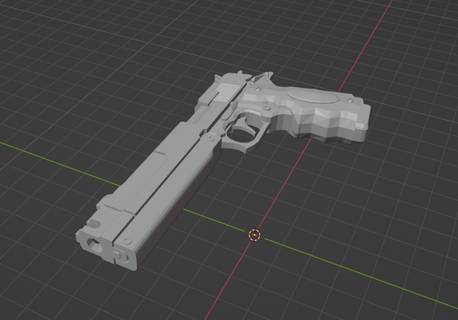 dante ébène Ivoire devilmaycry pistolet vergil jouet réplique 3d print model - Mito3D