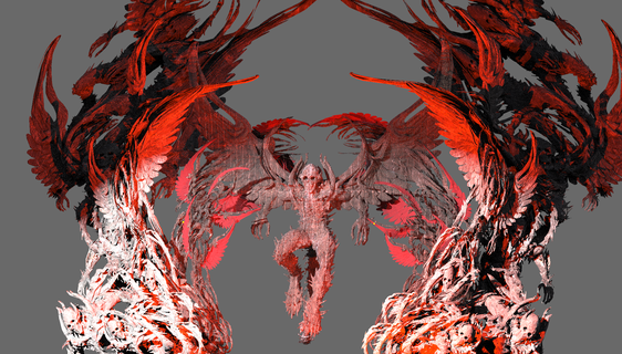 dantes inferno dark legion kitbash 3d print model - Mito3D