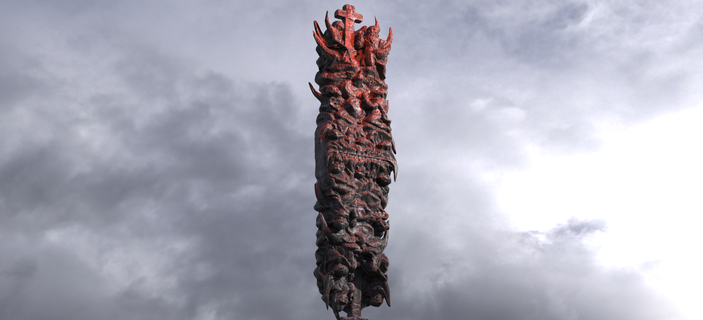 dantes inferno hell cube sculpture 5 3d print model - Mito3D