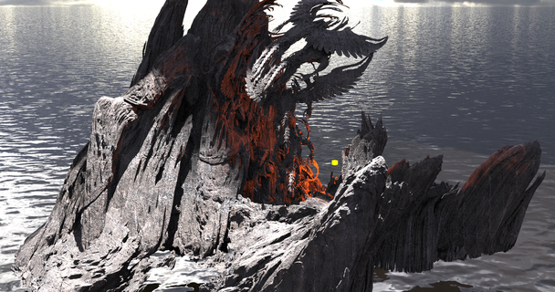 dantes phlegyas river cliffs rage archway 3d print model - Mito3D