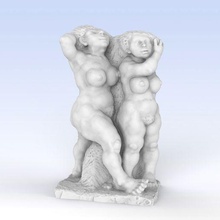 Donau Frauen Skulptur 3d print model - Mito3D