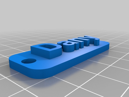 dany anahtarlık takı 3d print model - Mito3D