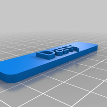 dany personalizado sign_logos 3d print model - Mito3D