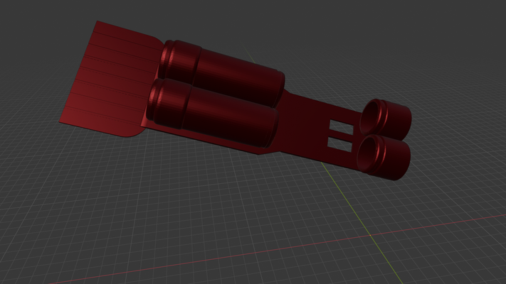 daredevil born leg holster v2 art marvel 3d printing 3d print model - Mito3D