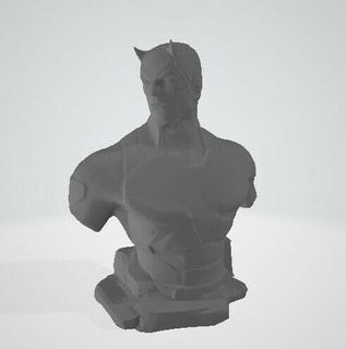 daredevil marvel ornament base figure superhero hero 3d print model - Mito3D