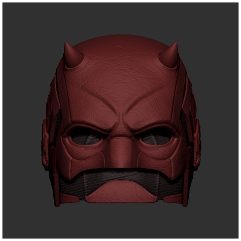 daredevil maschera di stampa 3d casco strumento osare diavolo la marvel fumetti tonaca cosplay il costume modello 3D print model - Mito3D