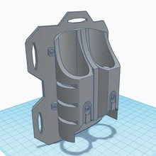 daredevil tactical holster netflix billyclub clubs battons 3d print model - Mito3D