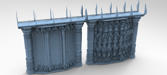 dark celtic gods tower bridge 2 ancient picoftheday trending monument history architectural fantasy tower church building bloodbourne game street eldenring celtic  3d print model - Mito3D