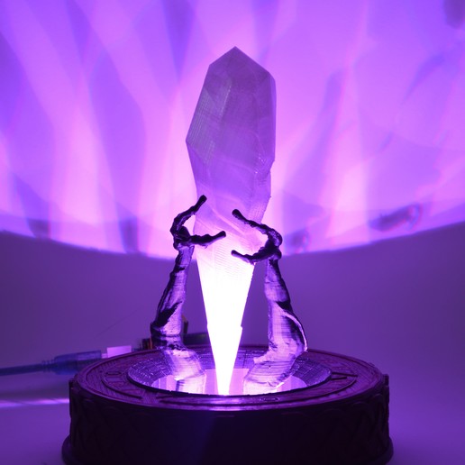 karanlık ruh kristal lamba ilham verdi sanat film dizi hayranı skeksiler gelfling 3D print model - Mito3D