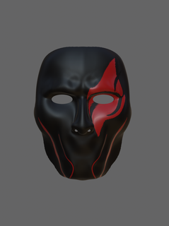 karanlık arzular Parti maske nsfw hızlı baskılar oni ölümlü kombat Kostüm oyunu moda kasklar 3d print model - Mito3D