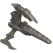 dark eldar escort 1 juego de juguete battlefleet gothic 3d print model - Mito3D