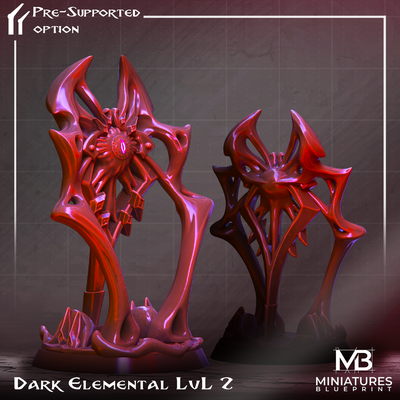 buio elementare lvl 2 gioco stampabile occhio fantasia luce mostro pokemon evoluzione organico ombra evolvere aria sauron tavolo d esploratore premio elementali acqua 3d print model - Mito3D