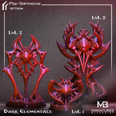 buio elementali pacco gioco stampabile occhio fantasia luce mostro pokemon evoluzione organico ombra evolvere aria sauron tavolo elementare d esploratore premio acqua 3d print model - Mito3D