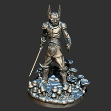 dark elf assassin spellforce dnd dungeons and dragons game gaming mini miniature rpg tabletop drow 3d print model - Mito3D