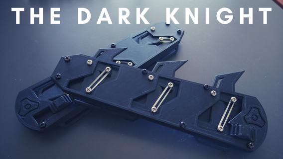 buio cavaliere ispirato Batman bracciali gadget funzionale armatura giocattolo replica 3d print model - Mito3D