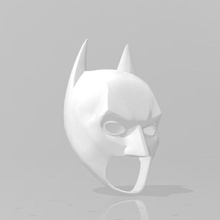 dark knight inspired cowl bundle batman arkham gotham city asylum origins bale nolan joker mask armor replica 3d print model - Mito3D
