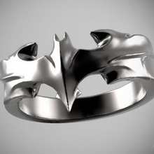 el caballero oscuro anillo la joyería dc héroe película accesorios batman 3d print model - Mito3D