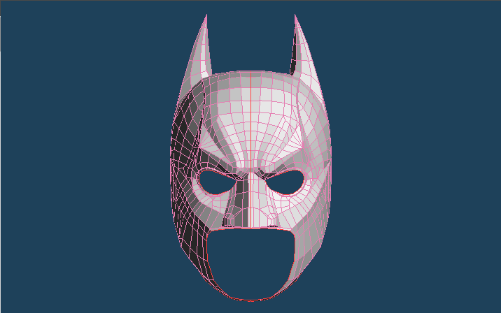 dark knight rises 2008 2012 batman cowl low poly begins trilogy dc comics christian bale christopher nolan cosplay torso 3d file helmet 3D print model - Mito3D