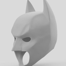 dark knight rises batman cappuccio moda dccomics 3d print model - Mito3D