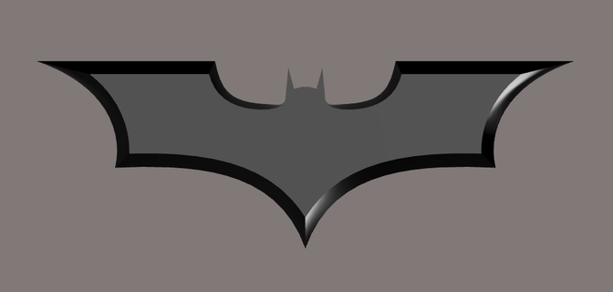 sombre Chevalier trilogie batarang 3d modèle batman Cristopher Nolan Christian balle impression cosplay soutenir avertisseur bros dc DIY 3d print model - Mito3D