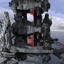 dark lord ocean towers 2 3d print model - Mito3D