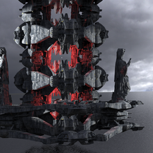 dark lord ocean towers 3d print model - Mito3D