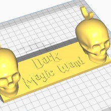 dunkel Magie Zauberstab Stand Gadget Harry Töpfer 3d print model - Mito3D