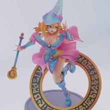 dark magician girl art darkmagiciangirl yugioh stl 3dprintable 3d print model - Mito3D