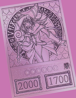 karanlık büyücü kız Yugioh kart oyun Yugi anime düello Konami 3d print model - Mito3D