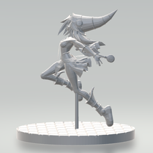Sombrio mágico menina v2 yugioh anime estátua 3d print model - Mito3D