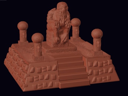 sombre pyramide Jeu 3d print model - Mito3D