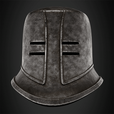 dark souls black iron tarkus helmet cosplay fashion armor cosplayer printable miniature darksouls fantasy medieval greatsword greatshield knight sword replica 3d print model - Mito3D