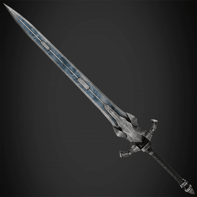 oscuro almas caballero artorias caminante abismo espada cosplay oscuras armadura imprimible proteger arma fantasía medieval rpg mmo 3d print model - Mito3D