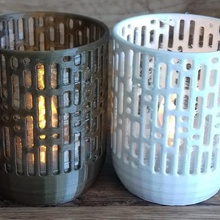 dark star photophore home tealight deco candle jar zen 3d print model - Mito3D